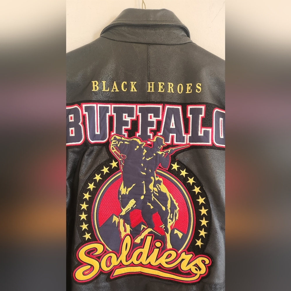 Buffalo Soldiers / Black Heroes Commemorative Military Jacket- Men's Size 5XL - Picture 2 of 16